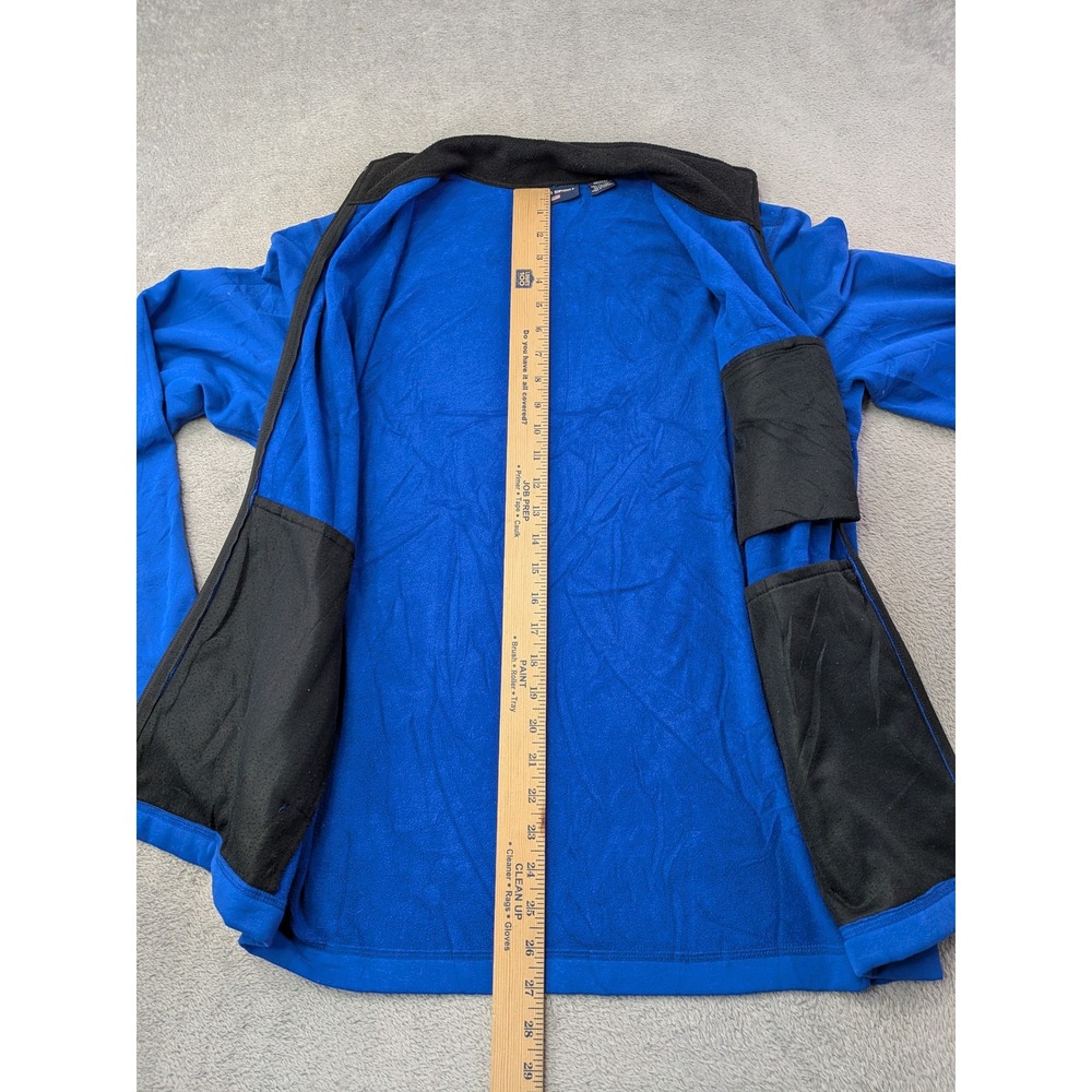 Polo Sport Ralph Lauren Mens Size Medium Blue Fleece Full Zip Jacket Activewear - Picture 7 of 10